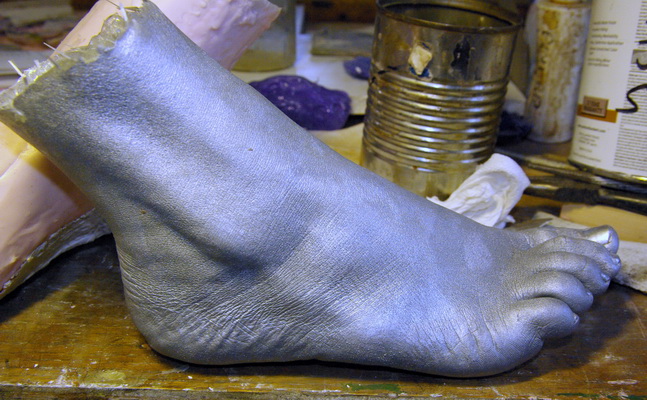 Anatomical detail of casting